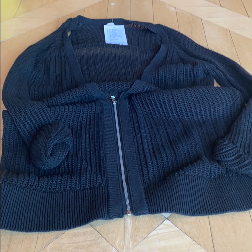 Zip up light sweater